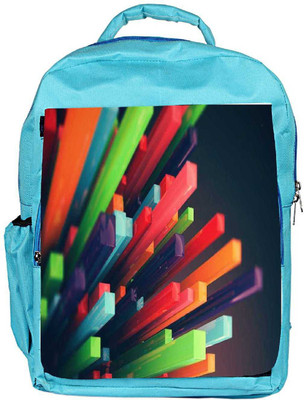 

Snoogg Eco Friendly Canvas Colourful York Backpack Rucksack School Travel Unisex Casual Canvas Bag Bookbag Satchel 5 L Backpack(Blue)
