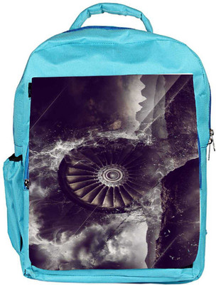 

Snoogg Eco Friendly Canvas Propeller 18809 2922 Backpack Rucksack School Travel Unisex Casual Canvas Bag Bookbag Satchel 5 L Backpack(Blue)