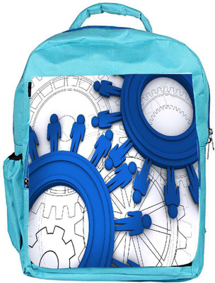 

Snoogg Eco Friendly Canvas Business Background And Symbol Backpack Rucksack School Travel Unisex Casual Canvas Bag Bookbag Satchel 5 L Backpack(Blue)