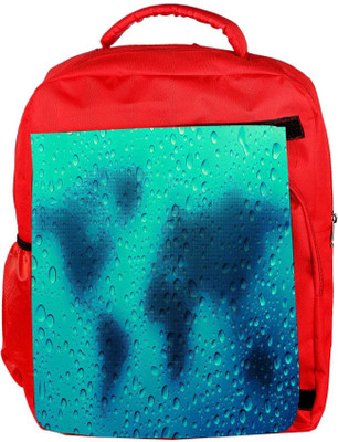 

Snoogg Eco Friendly Canvas Grey Dots On Map Designer Backpack Rucksack School Travel Unisex Casual Canvas Bag Bookbag Satchel 5 L Backpack(Red)
