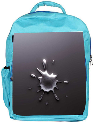 

Snoogg Eco Friendly Canvas Splash 2701 Backpack Rucksack School Travel Unisex Casual Canvas Bag Bookbag Satchel 5 L Backpack(Blue)