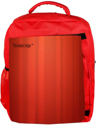 

Snoogg Eco Friendly Canvas The Black Lodge Designer Backpack Rucksack School Travel Unisex Casual Canvas Bag Bookbag Satchel 5 L Backpack(Red)