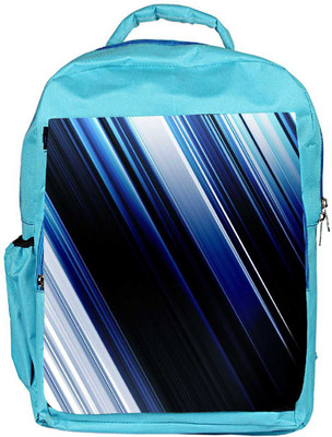 

Snoogg Eco Friendly Canvas Blue And Grey Pattern Design Designer Backpack Rucksack School Travel Unisex Casual Canvas Bag Bookbag Satchel 5 L Backpack(Blue)