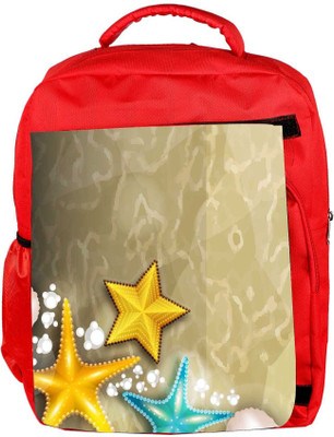 

Snoogg Eco Friendly Canvas Abstract Summer Background Backpack Rucksack School Travel Unisex Casual Canvas Bag Bookbag Satchel 5 L Backpack(Red)