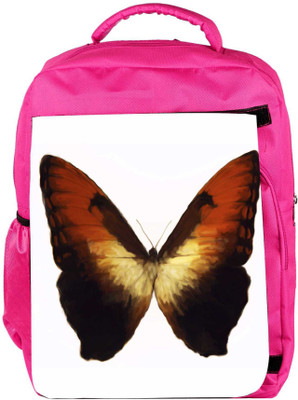 

Snoogg Eco Friendly Canvas Digital Painting Of A Butterfly Backpack Rucksack School Travel Unisex Casual Canvas Bag Bookbag Satchel 5 L Backpack(Pink)