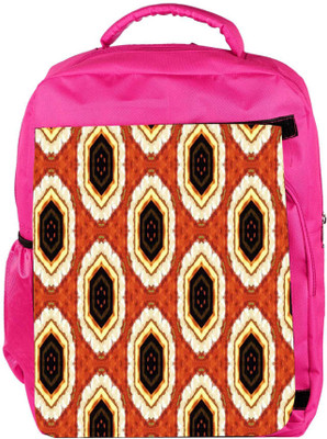 

Snoogg Eco Friendly Canvas Abstract Multicolor Design Designer Backpack Rucksack School Travel Unisex Casual Canvas Bag Bookbag Satchel 5 L Backpack(Pink)