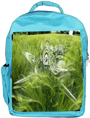 

Snoogg Eco Friendly Canvas Abstract Spider Web Designer Backpack Rucksack School Travel Unisex Casual Canvas Bag Bookbag Satchel 5 L Backpack(Blue)