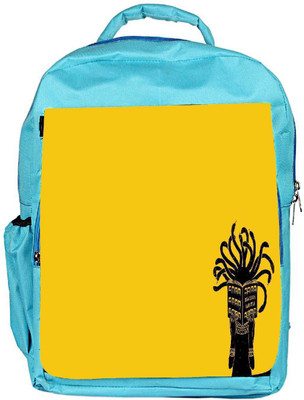

Snoogg Eco Friendly Canvas Medusa Designer Backpack Rucksack School Travel Unisex Casual Canvas Bag Bookbag Satchel 5 L Backpack(Blue)