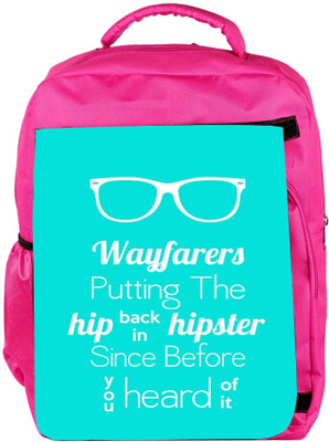 

Snoogg Eco Friendly Canvas Wayfarers Cooler Before You Know Backpack Rucksack School Travel Unisex Casual Canvas Bag Bookbag Satchel 5 L Backpack(Pink)
