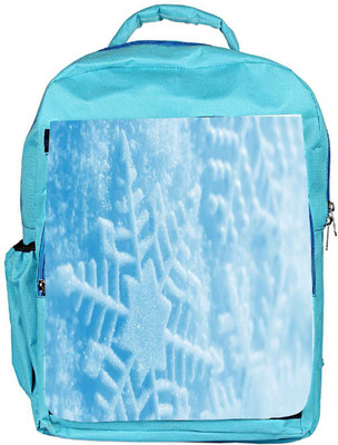 

Snoogg Eco Friendly Canvas Blue Xmas Designer Backpack Rucksack School Travel Unisex Casual Canvas Bag Bookbag Satchel 5 L Backpack(Blue)