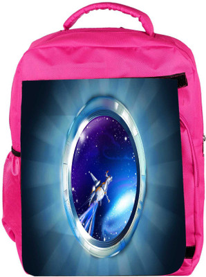 

Snoogg Eco Friendly Canvas Plane Window Designer Backpack Rucksack School Travel Unisex Casual Canvas Bag Bookbag Satchel 5 L Backpack(Pink)