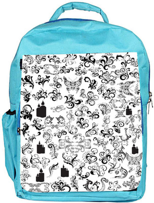 

Snoogg Eco Friendly Canvas Pattern Butterflies Designer Backpack Rucksack School Travel Unisex Casual Canvas Bag Bookbag Satchel 5 L Backpack(Blue)