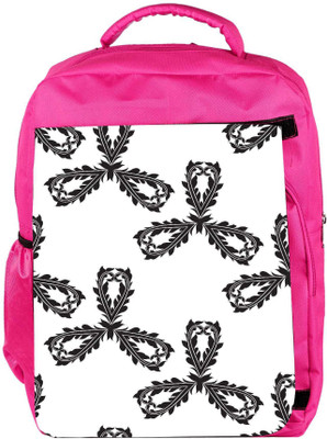 

Snoogg Eco Friendly Canvas Three Layered Pattern Designer Backpack Rucksack School Travel Unisex Casual Canvas Bag Bookbag Satchel 5 L Backpack(Pink)