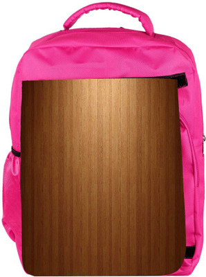 

Snoogg Eco Friendly Canvas Wood Wall Designer Backpack Rucksack School Travel Unisex Casual Canvas Bag Bookbag Satchel 5 L Backpack(Pink)