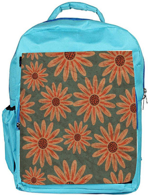 

Snoogg Eco Friendly Canvas Colorful Floral Pattern In Cartoon Style Texture With Flowers Endless Flora Backpack Rucksack School Travel Unisex Casual Canvas Bag Bookbag Satchel 5 L Backpack(Blue)