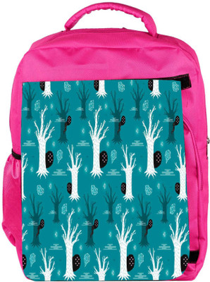 

Snoogg Eco Friendly Canvas Multiple Trees Designer Backpack Rucksack School Travel Unisex Casual Canvas Bag Bookbag Satchel 5 L Backpack(Pink)