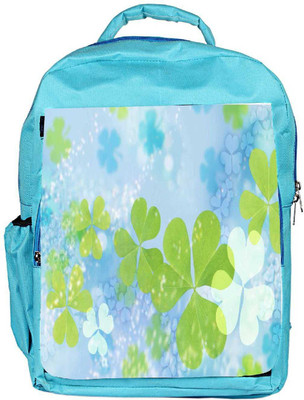 

Snoogg Eco Friendly Canvas Lite Floral Designer Backpack Rucksack School Travel Unisex Casual Canvas Bag Bookbag Satchel 5 L Backpack(Blue)