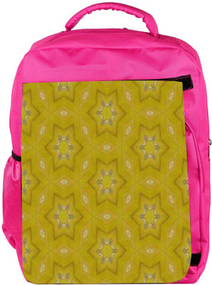 

Snoogg Eco Friendly Canvas Small Stars Yellow Designer Backpack Rucksack School Travel Unisex Casual Canvas Bag Bookbag Satchel 5 L Backpack(Pink)