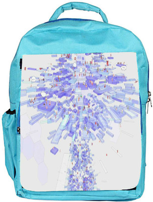 

Snoogg Eco Friendly Canvas Summer Wars Designer Backpack Rucksack School Travel Unisex Casual Canvas Bag Bookbag Satchel 5 L Backpack(Blue)