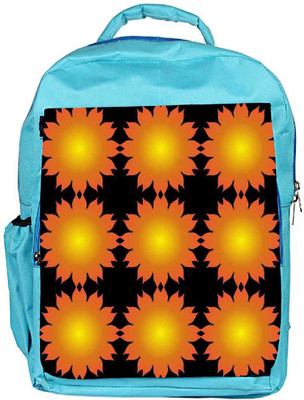 

Snoogg Eco Friendly Canvas Orange Flower Designer Backpack Rucksack School Travel Unisex Casual Canvas Bag Bookbag Satchel 5 L Backpack(Blue)