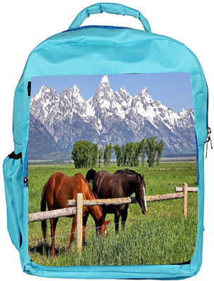 

Snoogg Eco Friendly Canvas Lite And Brown Horse Designer Backpack Rucksack School Travel Unisex Casual Canvas Bag Bookbag Satchel 5 L Backpack(Blue)