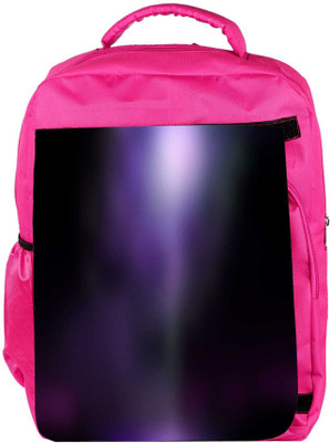 

Snoogg Eco Friendly Canvas Black And Purple Design Designer Backpack Rucksack School Travel Unisex Casual Canvas Bag Bookbag Satchel 5 L Backpack(Pink)