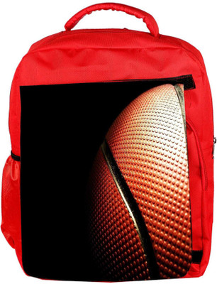 

Snoogg Eco Friendly Canvas Basketball Designer Backpack Rucksack School Travel Unisex Casual Canvas Bag Bookbag Satchel 5 L Backpack(Red)