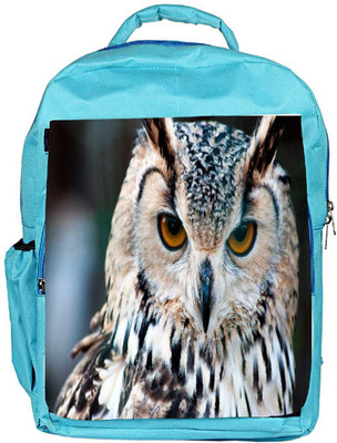 

Snoogg Eco Friendly Canvas Owl Close Up Portrait Backpack Rucksack School Travel Unisex Casual Canvas Bag Bookbag Satchel 5 L Backpack(Blue)