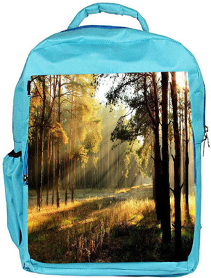 

Snoogg Eco Friendly Canvas Dense Anstract Forest Designer Backpack Rucksack School Travel Unisex Casual Canvas Bag Bookbag Satchel 5 L Backpack(Blue)