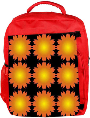 

Snoogg Eco Friendly Canvas Orange Flower Designer Backpack Rucksack School Travel Unisex Casual Canvas Bag Bookbag Satchel 5 L Backpack(Red)