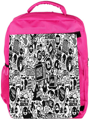 

Snoogg Eco Friendly Canvas Television Designer Backpack Rucksack School Travel Unisex Casual Canvas Bag Bookbag Satchel 5 L Backpack(Pink)