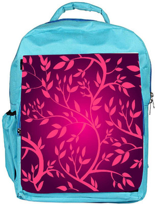 

Snoogg Eco Friendly Canvas Vector Seamless Pattern With Pink Branches Backpack Rucksack School Travel Unisex Casual Canvas Bag Bookbag Satchel 5 L Backpack(Blue)