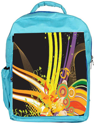 

Snoogg Eco Friendly Canvas Abstract Background Backpack Rucksack School Travel Unisex Casual Canvas Bag Bookbag Satchel 5 L Backpack(Blue)