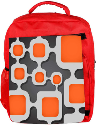 

Snoogg Eco Friendly Canvas Digital Tube Backpack Rucksack School Travel Unisex Casual Canvas Bag Bookbag Satchel 5 L Backpack(Red)