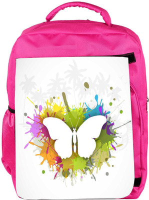 

Snoogg Eco Friendly Canvas Abstract Summer Background Backpack Rucksack School Travel Unisex Casual Canvas Bag Bookbag Satchel 5 L Backpack(Pink)
