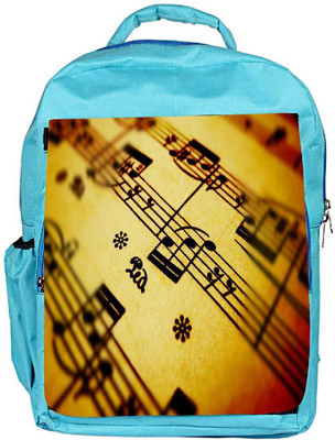 

Snoogg Eco Friendly Canvas Huge Speakers Designer Backpack Rucksack School Travel Unisex Casual Canvas Bag Bookbag Satchel 5 L Backpack(Blue)