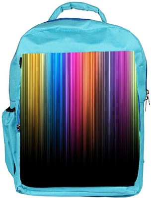 

Snoogg Eco Friendly Canvas Falling Colors Designer Backpack Rucksack School Travel Unisex Casual Canvas Bag Bookbag Satchel 5 L Backpack(Blue)