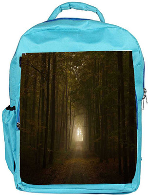 

Snoogg Eco Friendly Canvas Way To Forest Designer Backpack Rucksack School Travel Unisex Casual Canvas Bag Bookbag Satchel 5 L Backpack(Blue)