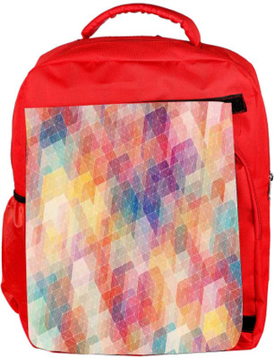 

Snoogg Eco Friendly Canvas Cool Pattern Backpack Rucksack School Travel Unisex Casual Canvas Bag Bookbag Satchel 5 L Backpack(Red)