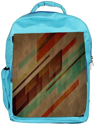 

Snoogg Eco Friendly Canvas Brown Background Design Designer Backpack Rucksack School Travel Unisex Casual Canvas Bag Bookbag Satchel 5 L Backpack(Blue)