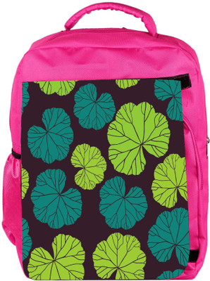 

Snoogg Eco Friendly Canvas Green Cabage Designer Backpack Rucksack School Travel Unisex Casual Canvas Bag Bookbag Satchel 5 L Backpack(Pink)
