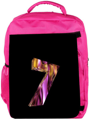 

Snoogg Eco Friendly Canvas Flaming 3D Letter Backpack Rucksack School Travel Unisex Casual Canvas Bag Bookbag Satchel 5 L Backpack(Pink)