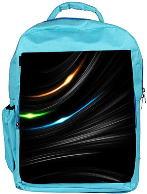 

Snoogg Eco Friendly Canvas Multicolor In Black Designer Backpack Rucksack School Travel Unisex Casual Canvas Bag Bookbag Satchel 5 L Backpack(Blue)