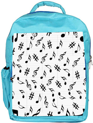 

Snoogg Eco Friendly Canvas Black Music Designer Backpack Rucksack School Travel Unisex Casual Canvas Bag Bookbag Satchel 5 L Backpack(Blue)