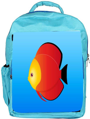 

Snoogg Eco Friendly Canvas A Vector Illustration Of A Yellow Backpack Rucksack School Travel Unisex Casual Canvas Bag Bookbag Satchel 5 L Backpack(Blue)