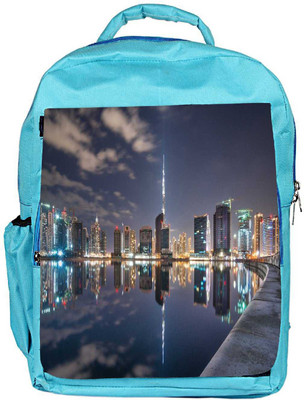 

Snoogg Eco Friendly Canvas Boats In The Lake Designer Backpack Rucksack School Travel Unisex Casual Canvas Bag Bookbag Satchel 5 L Backpack(Blue)