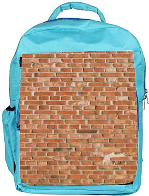 

Snoogg Eco Friendly Canvas Bricks Wall Designer Backpack Rucksack School Travel Unisex Casual Canvas Bag Bookbag Satchel 5 L Backpack(Blue)
