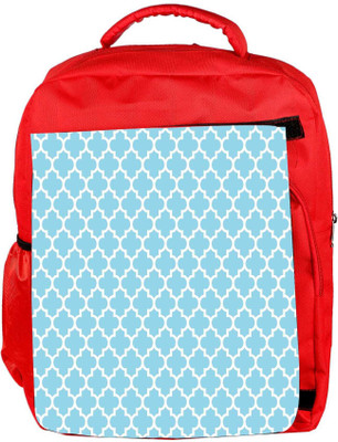 

Snoogg Eco Friendly Canvas Abstract White Pattern Designer Backpack Rucksack School Travel Unisex Casual Canvas Bag Bookbag Satchel 5 L Backpack(Red)