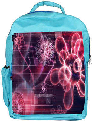 

Snoogg Eco Friendly Canvas Computer Virus Designer Backpack Rucksack School Travel Unisex Casual Canvas Bag Bookbag Satchel 5 L Backpack(Blue)
