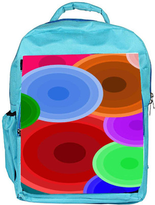 

Snoogg Eco Friendly Canvas Digi Bubbles 2387 Backpack Rucksack School Travel Unisex Casual Canvas Bag Bookbag Satchel 5 L Backpack(Blue)